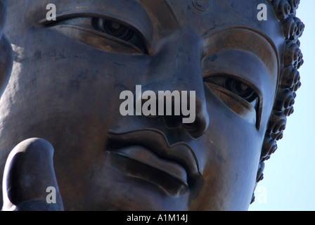 Tian Tan Riesenbuddha bei Ngong Ping, Lantau Island, Hong Kong Stockfoto