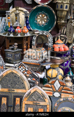 Souvenirs, Quartier Habous / neue Medina, Casablanca, Marokko Stockfoto