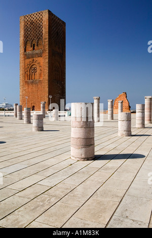 Hassan-Turm, Rabat, Marokko Stockfoto