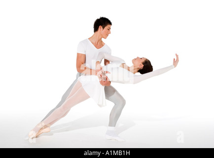 Balletttänzer von der English National Ballet School Stockfoto