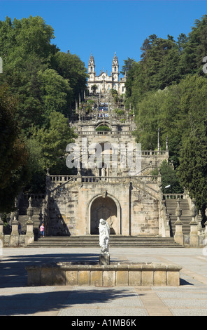 Igreja de Nossa Senhora Dos Remedios, Lamego, Douro-Region, Nordportugal Stockfoto