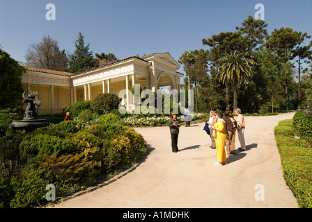 Chile Wein Land historischen Herrenhaus in Concha y Toro Weingut Vina Concha y Toro in der Nähe von Santiago Stockfoto