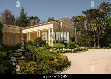 Chile Wein Land historischen Herrenhaus in Concha y Toro Weingut Vina Concha y Toro in der Nähe von Santiago Stockfoto