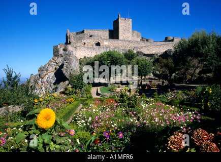 Portugal Monsaraz Mittelalter Mittelalter Burg Stockfoto