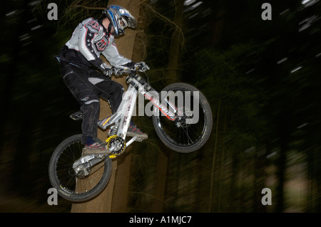 Mountain-Bike-Rennen Stockfoto