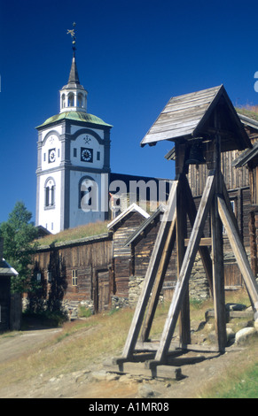 Kirche der Stadt Roros, Norwegen Stockfoto