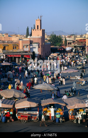 Marokko-Marrakesch-Markt Stockfoto