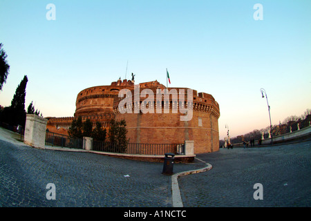 Castel Sant' Angelo Vaticano Lungotevere Orte Destinationen Rom Roma römische Italien italienische Italia Italiano Reisen Tourismus co Stockfoto