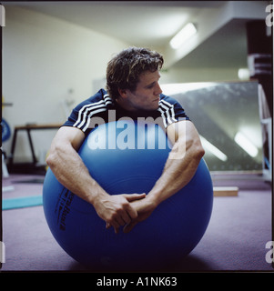 James Cracknell und Matthew Pinsent Ausbildung an der Leander Ruderverein, vor ihrem erfolgreichen Gold gewonnen - Leistung bei den Olympischen Spielen in Athen. Stockfoto