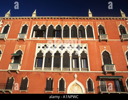 Hotel Danieli venezianischen gotische Architektur Riva Degli Schiavoni Venedig Veneto Italien Stockfoto