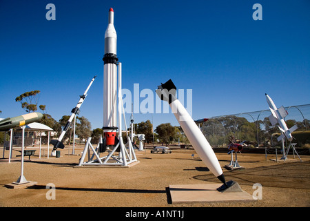 Black Knight Rocket Rakete Park Woomera Outback South Australia Australien Stockfoto