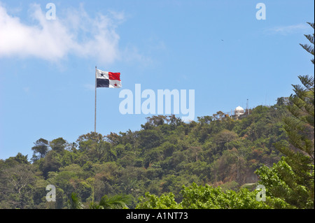 Cerro Ancon Flagge Stockfoto