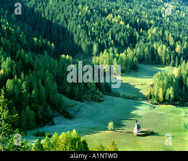 ES - Dolomiten St. Johann in Ranui im Val di Funes Stockfoto