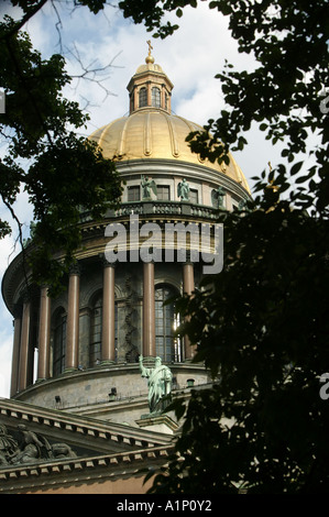 St. Isaaks Kathedrale oder Isaakievskiy Sobor in Sankt Petersburg. Stockfoto