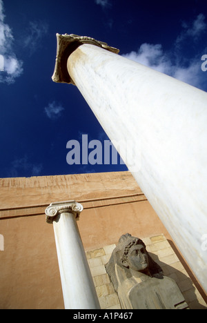 Kopf von Mark Antony am Museum der Graeco-Römischen Alexandria Ägypten Stockfoto