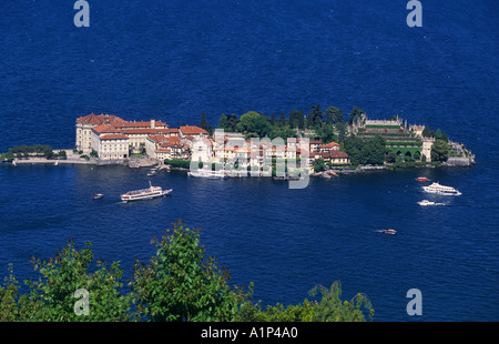 Italien See Maggiore Borromäischen Inseln Isola Bella Stockfoto