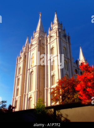 Das Mormon Tabernacle Salt Lake City Utah Stockfoto