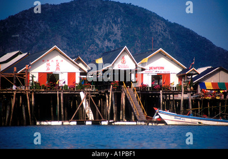 Koh Panyee Insel Fischerdorf auf Stelzen Thailand Stockfoto