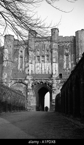 Das Torhaus an der Thornton Abtei in North Lincolnshire. Stockfoto