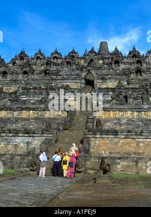 Yogyakarta, Borobudur Stockfoto