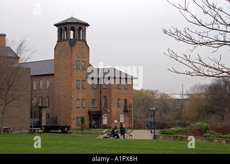 Seide-Mühlenmuseum, Derby, England Stockfoto