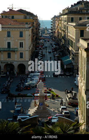 Chiavari Corso Garibaldi Stockfoto