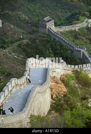 Great Wall North Pass Juyongguan Badaling UNESCO Welt Erbe Website Beijing Peking China chinesische asiatische asiatische Asia Stockfoto