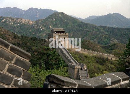 Great Wall North Pass Juyongguan Badaling UNESCO Welt Erbe Website Beijing Peking China chinesische asiatische asiatische Asia Stockfoto