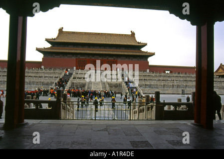 Hall der obersten Harmonie verboten Stadt Kaiserpalast UNESCO World Heritage Website Beijing Peking China asiatische Asia Stockfoto