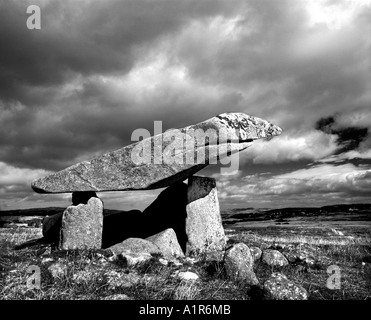 Kilclooney mehr Dolmen, Co Donegal, Irland Stockfoto