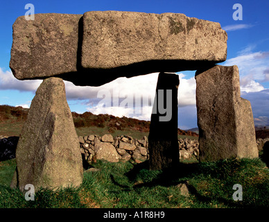 Legananny Dolmen, Bangor, Nordirland Stockfoto