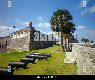 Castillo De San Marcos in St. Augustine Florida USA Stockfoto