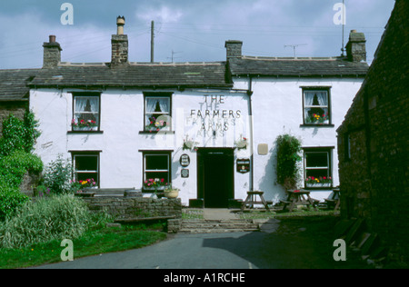 "Farmers Arms", Dorf Muker, obere Swaledale, Yorkshire Dales National Park, North Yorkshire, England, UK. Stockfoto