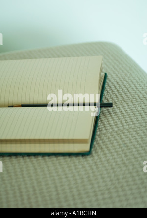 Open journal Stockfoto