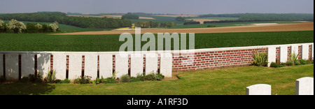 Dantzig Danzig Gasse CWGC Militärfriedhof Somme Picardie Frankreich Stockfoto