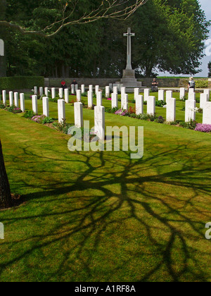 Bazentin le Petit CWGC militärischen Friedhof Somme Picardie Frankreich Stockfoto