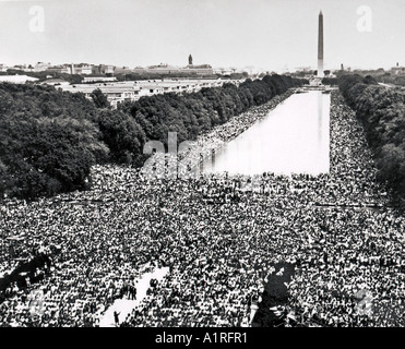 Marsch auf Washington, Martin Luther King, Jr.. Ich habe eine Traum-Rede Stockfoto