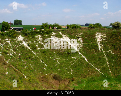 Lochnagar Krater La Boiselle Somme Picardie Frankreich Stockfoto