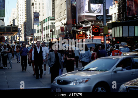 New York City New Yorker Straßenszene Stockfoto