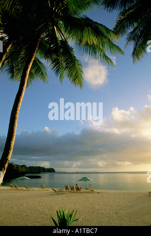 Sonnenuntergang-Palau Pacific Resort Palau Mikronesien Stockfoto