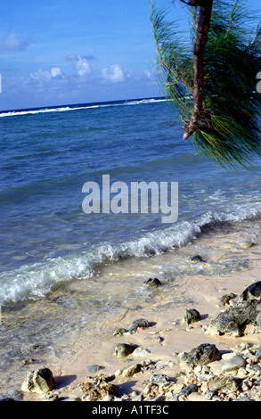 Strand und Meer Grand Cayman Stockfoto