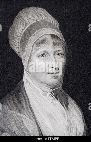 Elizabeth Fry, 170-2-45. Die englische Sozialreform und die Philanthropin erinnerten sich an ihre Arbeit bei der Gefängnisreform. Stockfoto