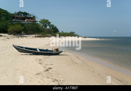 Am Ufer des Rio Tapajos im Alter Chao während der Trockenzeit nr Santarem Para Staat Brasilien Stockfoto