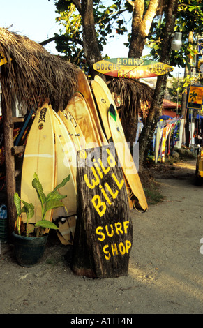 Surfshop, Manuel Antonio, Costa Rica Stockfoto