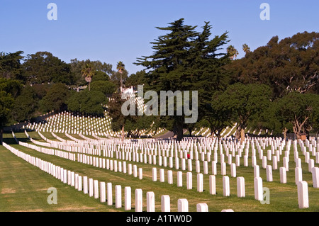 Fort Rosecrans National Cemetery Point Loma San Diego Kalifornien Stockfoto