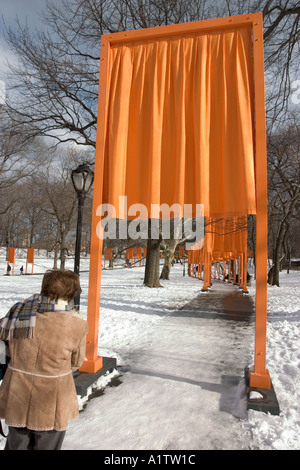 Nahaufnahme des Gates Central Park Stockfoto