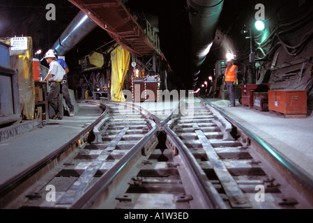 Yucca Mountain Nevada vorgeschlagenen Lagerplatz für nukleare Abfälle Stockfoto