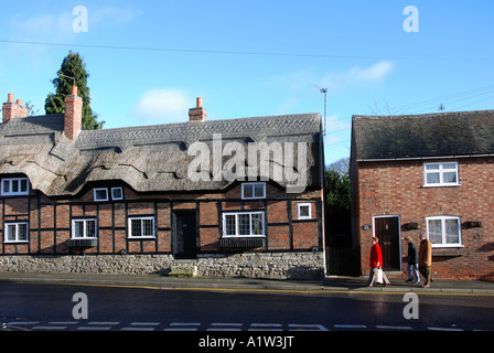 Hütten im Marktplatz, Market Bosworth, Leicestershire, England, Vereinigtes Königreich Stockfoto