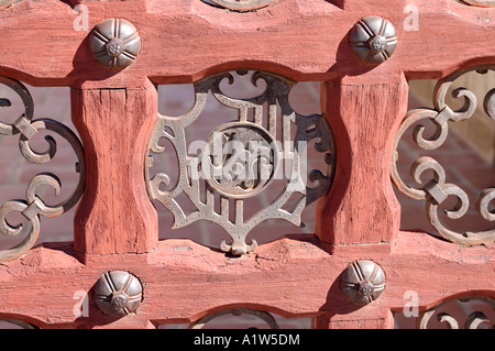 Anschnittdetail im Death Valley Ranch a k a Scotty s Schloss Death Valley National Park Kalifornien Stockfoto