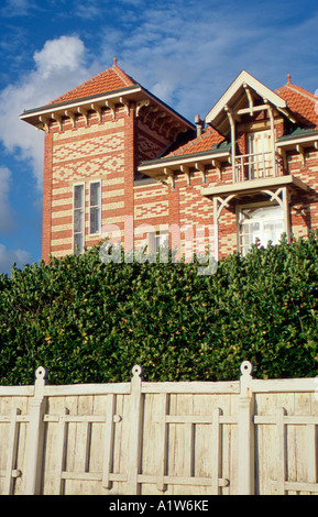 Alte Villa am Meer in Lacanau Ocean in der Nähe von Bordeaux Gironde Frankreich Europa eu Stockfoto